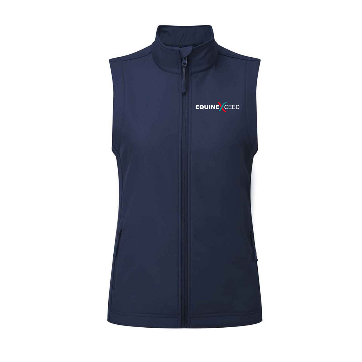 Gilet en laine mélangée bleu marine à boutons nacrés et paillettes
